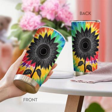 Imagem de Caneca de café Tumbler Oasisdream 600mL de aço inoxidável