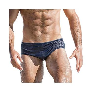 Imagem de Sunga Masculina Sexy De Cintura Baixa Para Praia E Moda - Parte De Bai