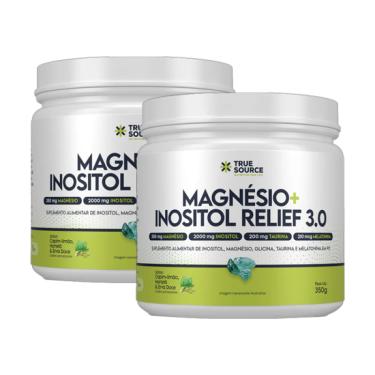 Imagem de Kit 2X: Magnésio + Inositol Relief 3.0 Capim Limão True Source 350g