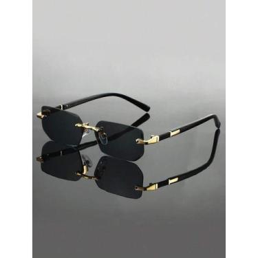 Imagem de Óculos De Sol Sem Moldura Estilo Europeu - John Base, Preto