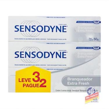 Imagem de Creme dental sensodine 50g branqueador C/3 Unds