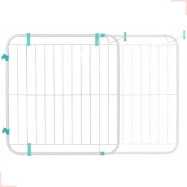 Imagem de Portão Grade Expansivo Proteção Criança Cão Pet 70 A 115 Cm - Pet Útil
