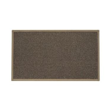 Imagem de Tapete De Cozinha Antiderrapante NIM Preto E Cinza, Carpete Longo Entr