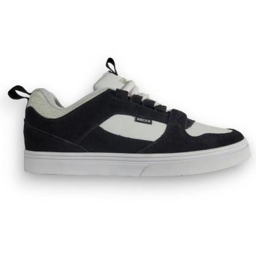 Imagem de Tênis Hocks Pop Lite Preto e Branco PetPoa Skate Camurça-Masculino