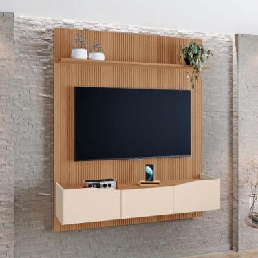 Imagem de Painel Côte 100 MDF 3 Portas Basculante p TVs de Até 55 Polegadas - MH