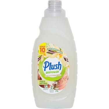 Imagem de Plush Lava Roupas E Tecido Líquido Biopower Côco 1 Litro Branco