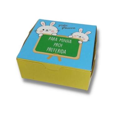 Imagem de Caixa 4 Doces Prof Preferida 8,5x3,5x8,5cm Cromus c/10 un