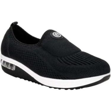 Imagem de Tenis Feminino Casual Ultraconforto Gel Tech 7320.217 Modare, Preto, 3