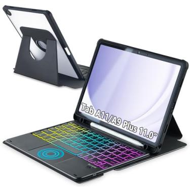 Imagem de MePadKey Capa com teclado touchpad para Samsung Galaxy Tab A11 Plus/A9 Plus 2025/2023 1...