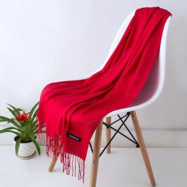 Imagem de Cachecol Lenço Xale Hijab Echarpe Manta Pashmina Unissex - Modas Fagun