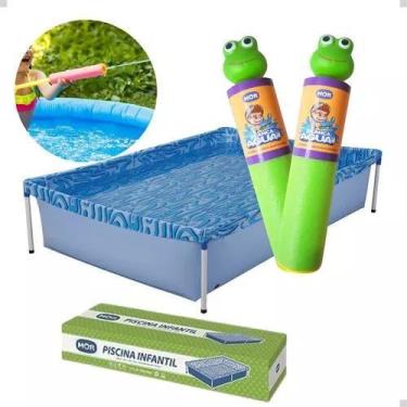 Imagem de Piscina Estrutural 1000l Mor + 2 Lança Agua, VERDE VERDE