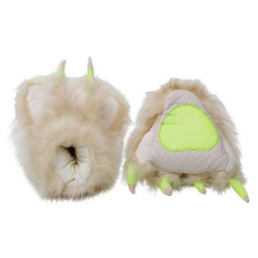 Imagem de Pantufa Urso Polar - UNISEX - Thery, Bege, Verde, 43/44