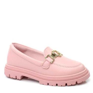 Imagem de Sapato Mocassim Infantil Menina Conforto Molekinha 2566.102, Rosa napa