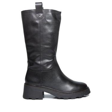 Imagem de Bota Carrano Cano Médio Couro Preto, Preto, 37