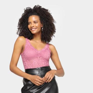 Imagem de Body Hopy Lingerie Renda, Pink, P