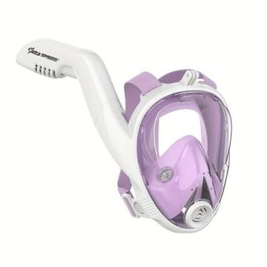 Imagem de Mascara Subaquática de de Mergulho Gold Sports New Space Com Snorkel, 