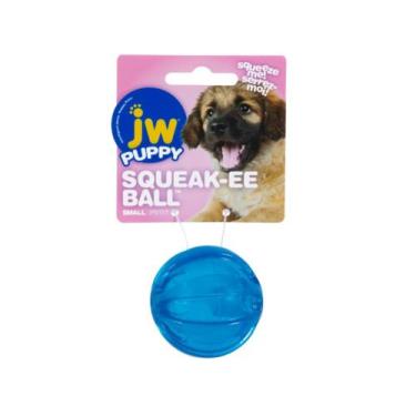 Imagem de Brinquedo Bola JW Squeak-EE Ball Com Apito Para Cães Filhote e Pequeno