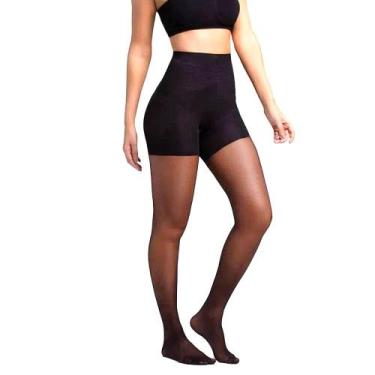 Imagem de Meia Calça Feminina Lupo Loba Up Line Fio 15 Preta - 0589, M