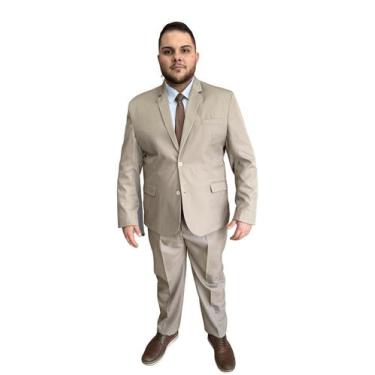 Imagem de Terno Plus size bege madeira - MM ternos, 66