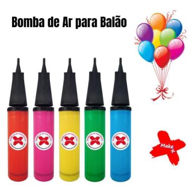 Imagem de Bomba De Ar Para Balão Make+, Amarelo