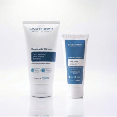 Imagem de Kit Pele Perfeita Cicatribem Regenerador Dérmico 150g Clareador de Man