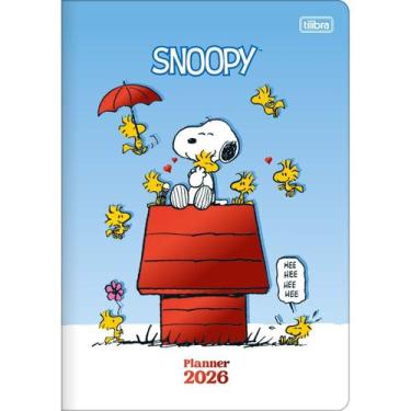 Imagem de Planner Grampeado 178 x 254 cm Snoopy 90 G 2027 Sortido