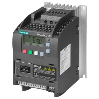 Imagem de Inversor 6SL3210-5BE22-2UV0 V20 3CV 5,6A 380V Acionamento Simples Robusto Econômico Siemens