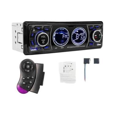 Imagem de Rádio De Carro Universal 1din Bluetooth, Reprodutor De Áudio Estéreo M