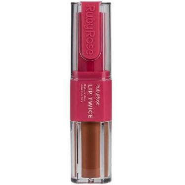 Imagem de Batom Duo Ruby Rose Lip Twice, LT100 HB-L6101-10