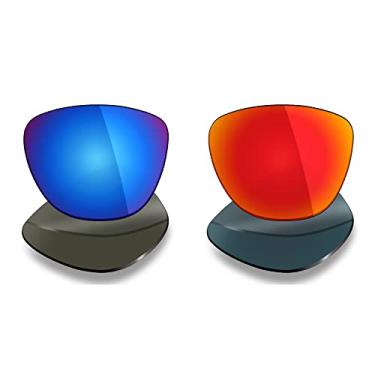 Imagem de Mryok 2 pares de lentes polarizadas de substituição para óculos de sol Oakley Frogskins – opções