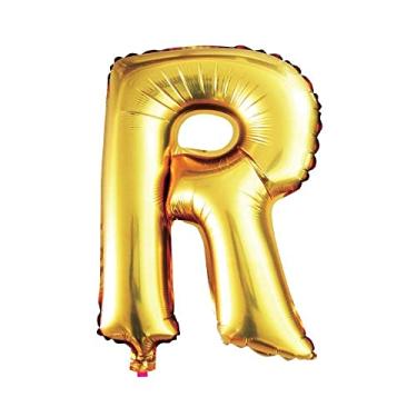 Imagem de Balão Dourado R - 28 Polegadas = 71 CM