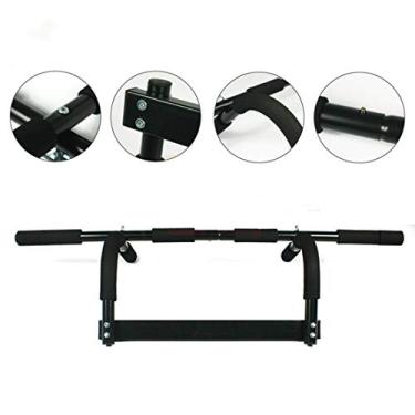 Imagem de LIANG Barra de puxar para porta versátil e fácil de instalar sem danificar a moldura da porta Barra de queixo para ginástica, exercício fitness em casa