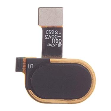 Imagem de LIYONG Peças sobressalentes de reposição para sensor de impressão digital cabo flexível para Motorola Moto E4 Plus XT1773 (ouro) peças de reparo (cor preta)