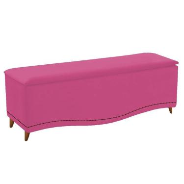 Imagem de Calçadeira Yasmim 160cm Queen Size Suede Pink