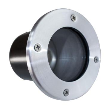 Imagem de Embutido de solo escovado + lâmpada led gu10 6w dicróica MR16 3000k ST3059