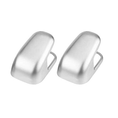 Imagem de Suuonee B guarnição tampa do pilar, 2 peças prata cromo B guarnição tampa do pilar adesivos decoração apto para Classe E W212 W213 S Classe W222