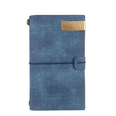 Imagem de Caderno A6 criativo negócios viagem minimalista livro retro manual manual bloco de notas material de escritório 120 páginas/60 folhas de papel
