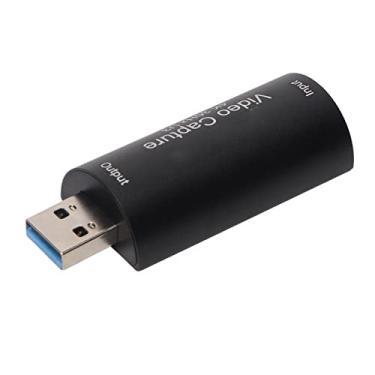 Imagem de Placa de Captura de Vídeo HDMI 4K, Placa de Captura de Jogo Adaptador de Captura de áudio HDMI para USB 2.0 Dispositivo de Captura de Gravação para Streaming, Transmissão Ao Vivo,