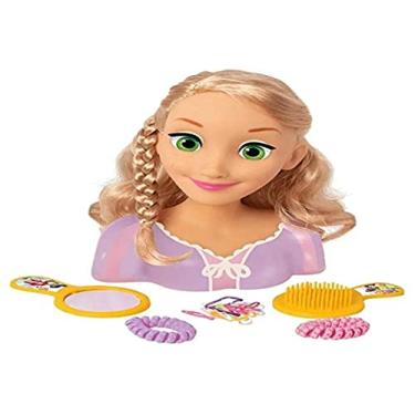 Imagem de Baby Brink Styling Head Rapunzel, Cor: Rosa, Tamanho: 22CM
