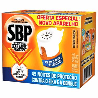 Imagem de Repelente Elétrico SBP Aparelho + Refil 35ml 1013482