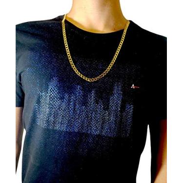 Imagem de Corrente Groumet 3mm Banhada a Ouro 18K