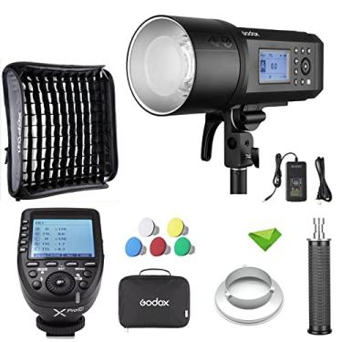 Imagem de Godox AD600Pro 600ws TTL Flash + Godox XPro-C Trigger para Canon com Godox 60x60cm Softbox 2.4G 360 Flashes Full Power 0.01-0.9s Recycled Strobe Speedlight para área externa Canon