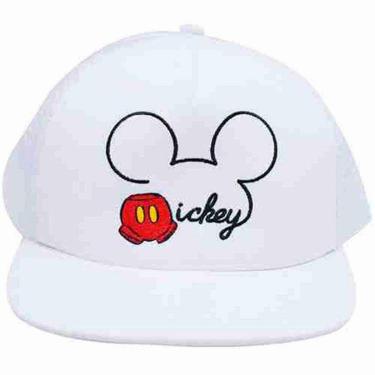 Imagem de Boné Branco Mickey Aba Reta - Disney-Unissex