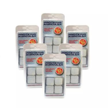 Imagem de FOOT COMFORT Kit Protetor Auricular GP30 6 Unidades Transparente Silicone Natação