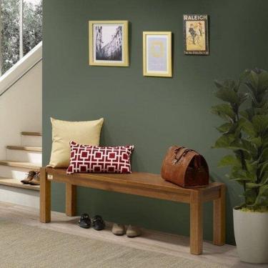 Imagem de Banco 2 Lugares Madeira Maciça Primavera Cabecasa Madeiramadeira Marrom