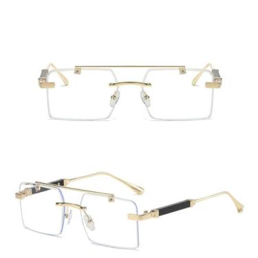 Imagem de Óculos de sol para homem vintage óculos quadrados óculos de sol para homem retro, a08, tamanho único