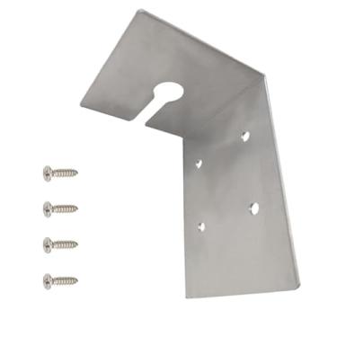 Imagem de Maswell Suporte L para antena, braçadeira de aço inoxidável, suporte de antena de rádio amador para carro, para antena de rádio montada em veículo