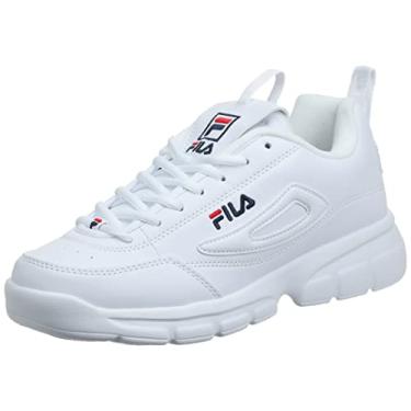 Imagem de Fila Disruptor SE-M masculino, Branco/azul marinho/vermelho, 41