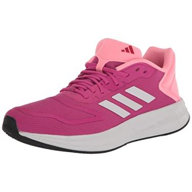 Imagem de adidas Tênis de corrida feminino Duramo Sl 2.0, Lucid fúcsia/branco/rosa, 9.5 Wide