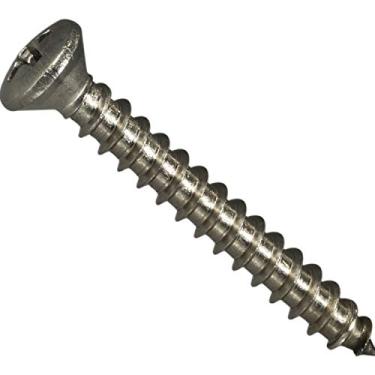 Imagem de Parafusos de metal ovais Phillips Hard-to-Find Fastener 014973198305, 25,4 x 3,8 cm, 40 peças